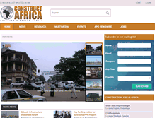 Tablet Screenshot of constructafrica.com